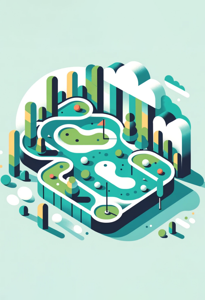 Minigolf by Cafe Blomen Hamburg